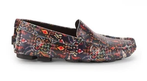 Robert Graham Elliott Druck Leder Fahren Halbschuhe Herren Elegant Schuhe Größe 8 - Bild 1 von 5