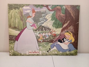 Vintage Papp Werbeschild 22x14 Alice im Wunderland - Bild 1 von 2