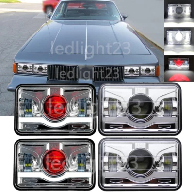 Faros LED 4x6" haz alto/bajo aptos Oldsmobile Cutlass Supreme 1980-1988 4 un. Foto 1 de 4