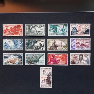 COLONIE FRANCESI AFRICA EQ. 1947/1957 POSTA AEREA - N. 13 VAL. USATI/NUOVI - Foto 1 di 2