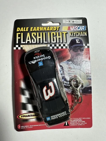 VTG 2000 Dale Earnhardt Sr. #3 GM Goodwrench Service Plus Flashlight Key Chain Cover