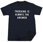 Śmieszny t-shirt trekkingowy wędrówka śnieg góry turysta outdoor miłośnik przygód prezent