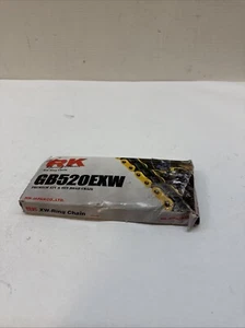 RK Racing Chain GB520EXW-118 (520 Series) Gold 118 Link Extreme Performance O... - Picture 1 of 3