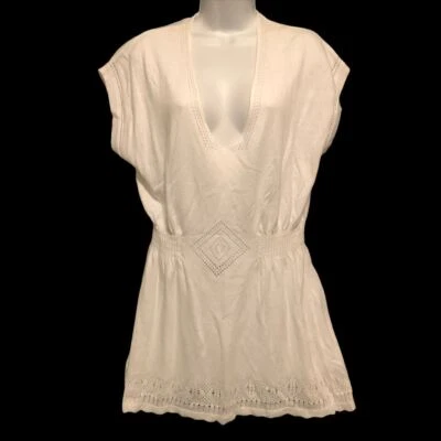 Blusa Blusa Top Túnica Pointelle Blanca Talla Grande 1 Torrid Para Mujer ¡Nueva con etiqueta! Foto 1 de 4