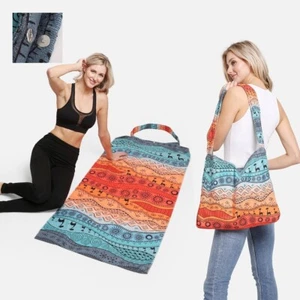 ComfyLuxe Desert Pattern 2-IN-1 Beach Towel & Tote Bag  - Picture 1 of 10