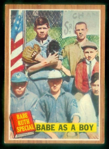 1962 TOPPS #135 BABE RUTH SPECIAL EXMT
