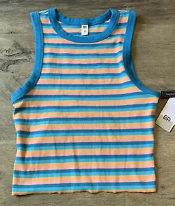NWT Cute Striped Women’s BP. Crop Tank Top Size Small - Picture 1 of 4