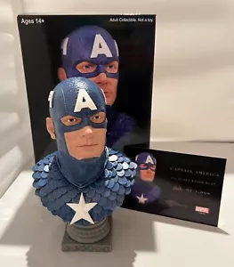 Capitán América Diamond Select Toys Legends en busto de resina escala 3D 1/2 Marvel - Imagen 1 de 8