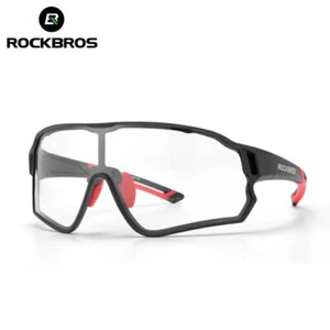 ROCKBROS Photochromic Bike Cycling Sports Sunglasses UV400 For Men and Women  - Picture 1 of 12