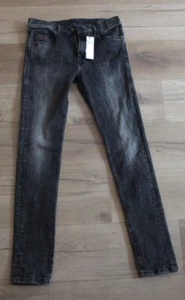 * Diesel Industry DENIM DIVISION D-AMNY stretch Jeans W 30 L 32 NEU Schwarz - Picture 1 of 10