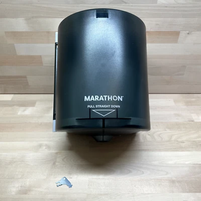 Marathon Centerpull Paper Towel Dispenser, Smoke,9.25” W x 8.75” D x 11.50” - Image 1 of 4