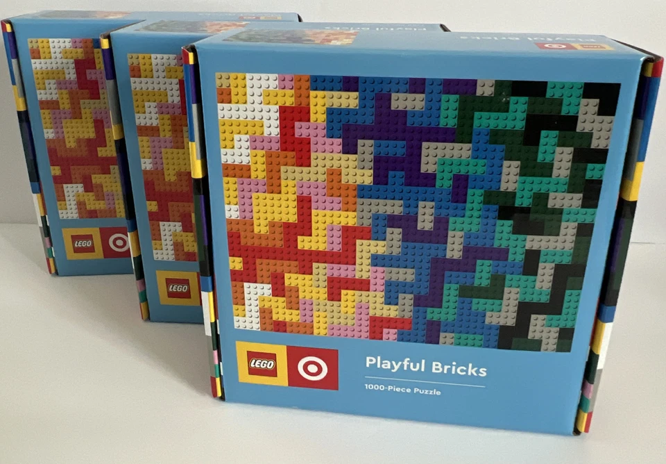 LEGO Rose Art Floor Puzzle 2 In 1 1996 Racing Series complete