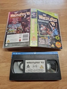 WWF Wrestlefest '93 VHS (Original Silver Vision) TESTED! WWE WCW Titan Sports - Picture 1 of 1
