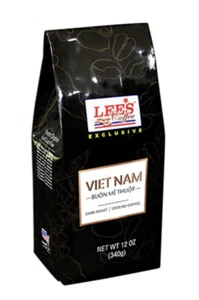 Lee's Coffee Vietnamese Style - 12 oz / 340 Gram Dark Roast Whole Bean Coffee - Picture 1 of 9