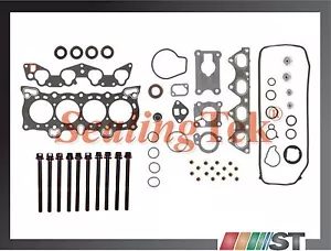 Juego de juntas de culata del motor Fit 88-95 Honda 1.5/1.6L SOHC D15B D16A6 + pernos - Imagen 1 de 1