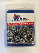 Small Block Chevy Stainless Steel Oil Pan Stud Kit and Wrenchs 1.25" Long