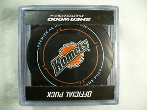 ECHL Fort Wayne Komets 17-18 League 30th Official Game Hockey Puck Collect Pucks