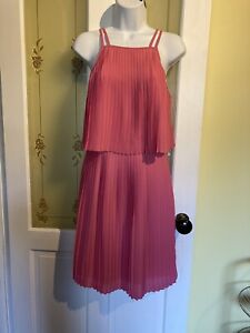 Pink Retro Style Dress size 8 By Warehouse