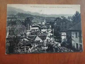 CPA - 73 - FRONTENEX - Quartier de l'Eglise, route de Tournon - Imagen 1 de 2