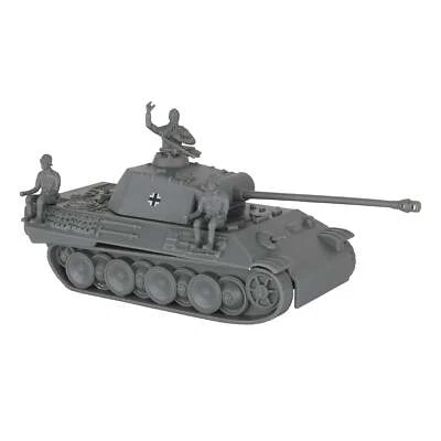 BMC CTS WW2 German Panther V Tank Classic Toy Soldier GRAY Plastic Army Vehicle - Image 1 of 4