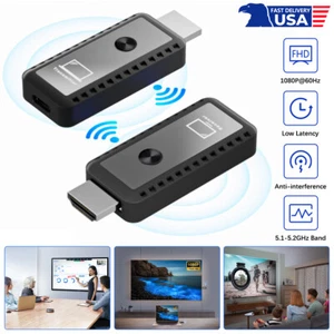 5G 4K Wireless HDMI Transmitter & Receiver 1080P PC TV Audio Video HDMI Extender - Picture 1 of 12