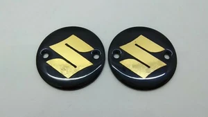 Fuel Tank Emblem Badge Suzuki A100 AC90 A50 B100 T20 TC250 T200 A90 AC50 Gold - Picture 1 of 5