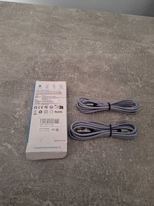 USB C Charger Cable A Type 2m 2 Pack Grey - Picture 1 of 7