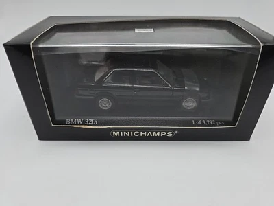 Minichamps Bmw 320i Bmw Serie 3 1989 Negro Escala 1/43 Nuevo Die Cast Car Foto 1 de 4
