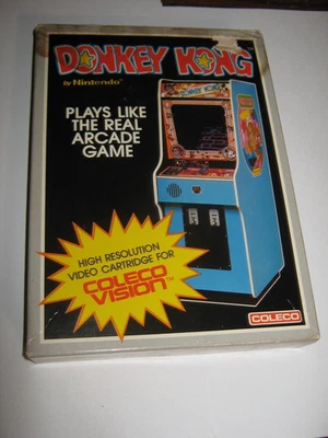 Nintendo Donkey Kong (Colecovision, 1982) Raro Nuevo Sin Abrir 1er Videojuego Mario Foto 1 de 4