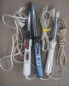 3 Vintage Lockenstäbe - funktionierendes Set Sassoon & Redding - Retro Haarwerkzeuge 3/4" - Bild 1 von 7