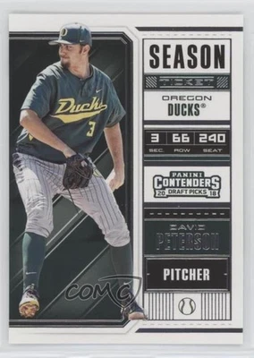 2018 Panini Contenders Draft Picks David Peterson (Both Feet on Ground) #13 - Image 1 of 2
