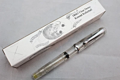 NOODLERS TRANSPARENTE DEMOSTRADOR KONRAD PISTÓN BOLÍGRAFO Foto 1 de 3