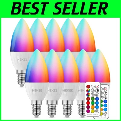 Timer & Remote Control Candle Lights 10-Pack - Image 1 of 4