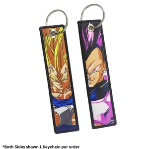 NEW Dragon Ball Z Prince Vegeta - Jet Tag JDM Syle Keychain - Picture 1 of 1