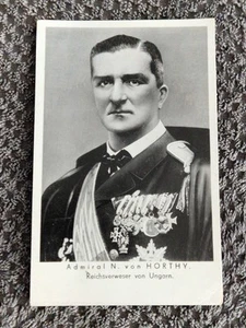 1938 Germany Royalty Souvenir Postcard Cover Berlin Nikolaus Horthy - Picture 1 of 4