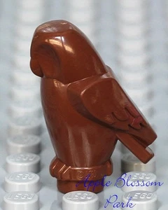 NEW Lego Minifig Blank BROWN OWL - Harry Potter Pet Animal - Angular Plain Bird - Picture 1 of 1