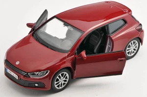 BLITZ VERSAND VW Scirocco weinrot / burgundy Welly Modell Auto 1:34 NEU & OVP - Bild 1 von 1