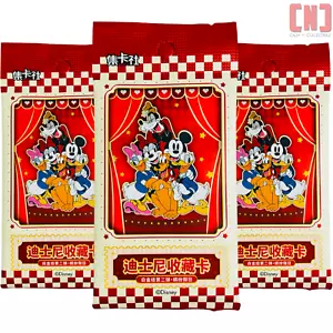 3x Disney Officiel 100 Neuf An Collection Trading Cartes Cardfun Booster Packs - Picture 1 of 1