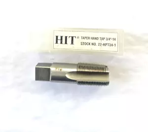 HIT Brand 3/4" - 14 NPT Pipe Tap, HSS Steel, 22 HPT34-1 - Picture 1 of 6
