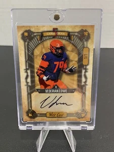 2022 Wild Card Vederian Lowe 5 CARD DRAW SSP AUTO 1/1 #5CDCN-P50 Vikings - Picture 1 of 3