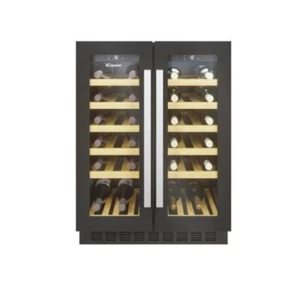 CANDY CCVB60D/1 CANTINA CANTINETTA VINO 10 RIPIANI 38 BOTTIGLIE BLACK - Imagen 1 de 2