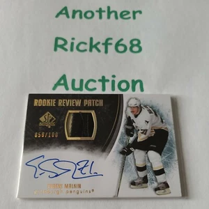 2007-08 UD Upper Deck SP Authentic Rookie Review Malkin /100 *PLEASE READ DESC* - Picture 1 of 3