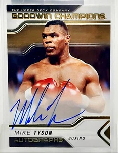 ๐ MIKE TYSON UD ON-CARD AUTO ๐ 2023 GOODWIN CHAMPIONS AUTOGRAPH SIGNATURE PAUL - Picture 1 of 4