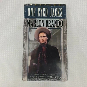One Eyed Jacks Marlon Brando VHS Movie Full Color Motion Picture Metacom Sealed - Picture 1 of 4