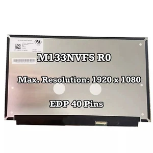 M133NVF5 R0 13.3" Laptop LED LCD Screen Replacement Panel Slim FHD 1920x1080 New - Picture 1 of 2