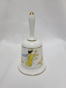 Franklin Porcelain Gold trimmed "Jasmine" 1979 Collector Bell
