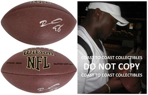 Robert Mathis Signed Football COA Exact Proof Indianapolis Colts Autographed - Picture 1 of 3