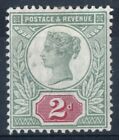 GB 1887 2d green & scarlet sg199 fresh m/mint - a good example of this scarce