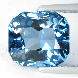 4.90Cts Dazzling Natural London Blue Topaz Collection Fancy Cushion Cut - Picture 1 of 6