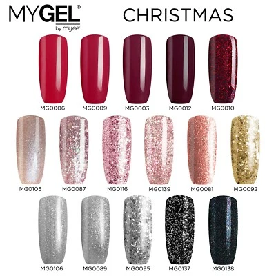 Mylee MYGEL Christmas Autumn Winter UV LED Gel Nail Polish Colours Manicure 10ml